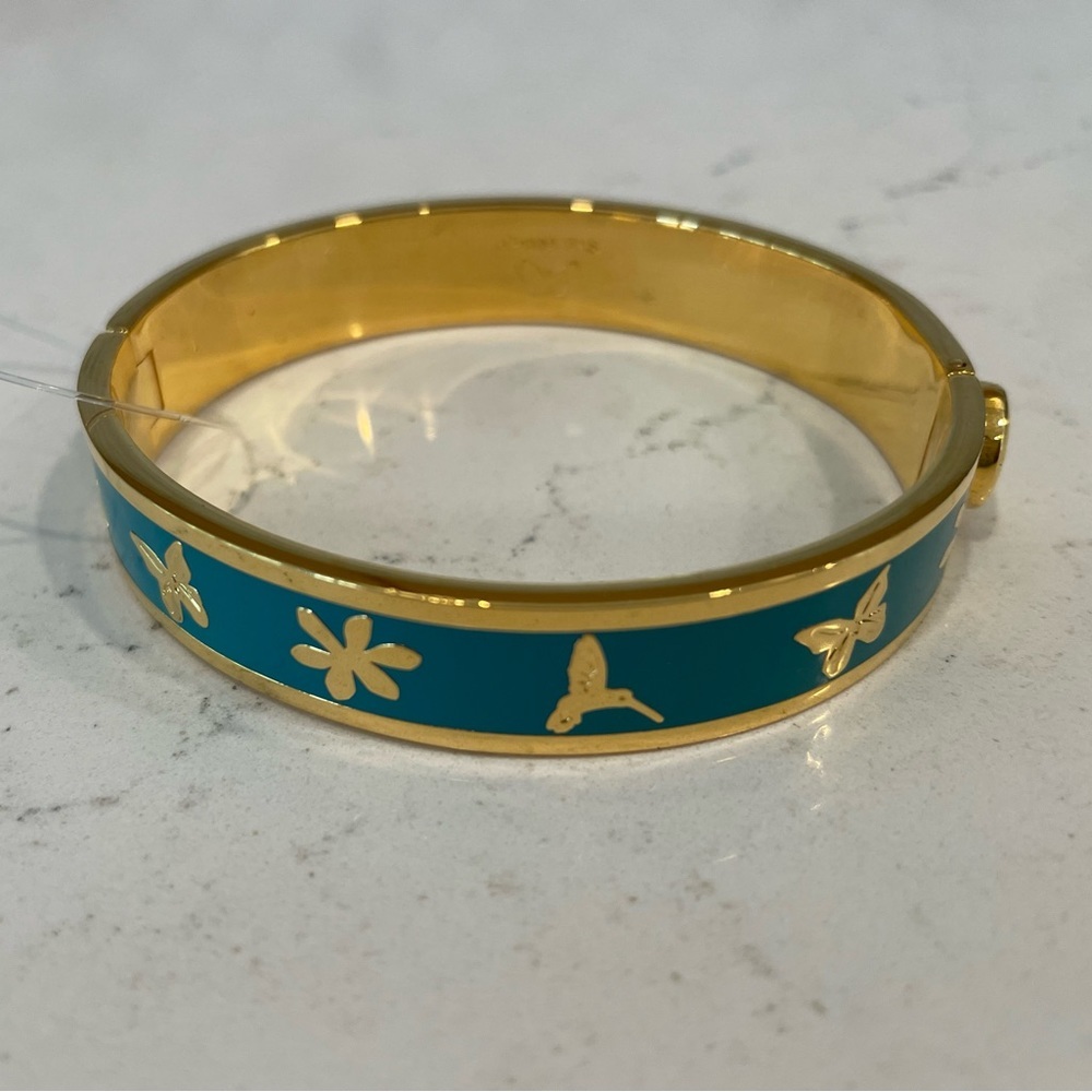 Johnny Was Garden Hinged Bracelet One Size CJ35522-5 Blue Turquoise NEW women’s